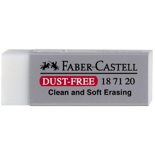 FABER-CASTELL Kunststoff-Radierer DUST-FREE, grau