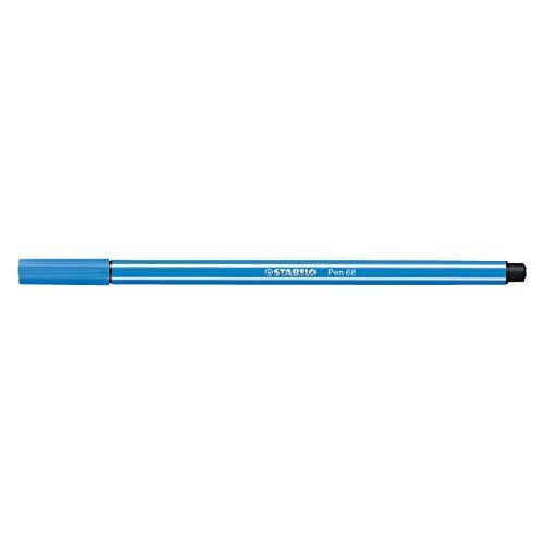 STABILO Fasermaler Pen 68, Strichstärke: 1,0 mm, dunkelblau