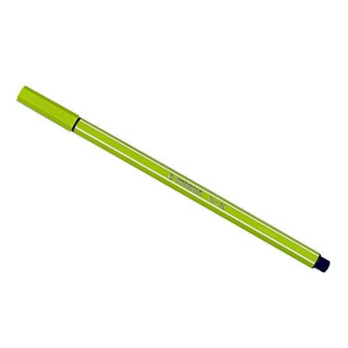 STABILO Fasermaler Pen 68, Strichstärke: 1,0 mm, hellgrün