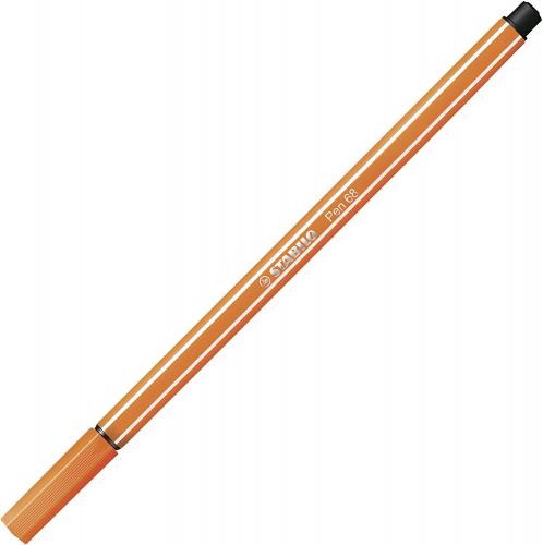 STABILO Fasermaler Pen 68, Strichstärke: 1,0 mm, gelbrot