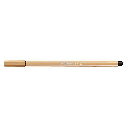 STABILO Fasermaler Pen 68, Strichstärke: 1,0 mm, ocker hell