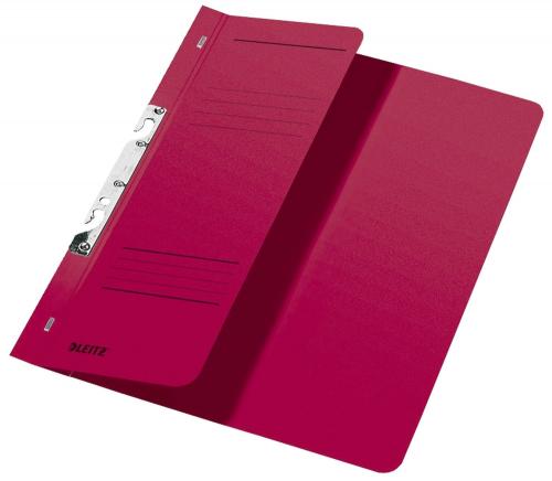 LEITZ Einhakhefter, DIN A4, Manilakarton, rot