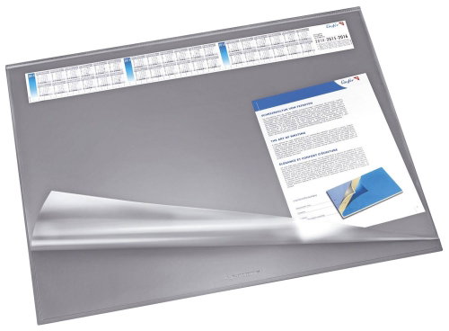 Läufer Schreibunterlage SYNTHOS VSP, 520 x 650 mm, grau