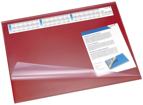 Läufer Schreibunterlage SYNTHOS VSP, 520 x 650 mm, rot