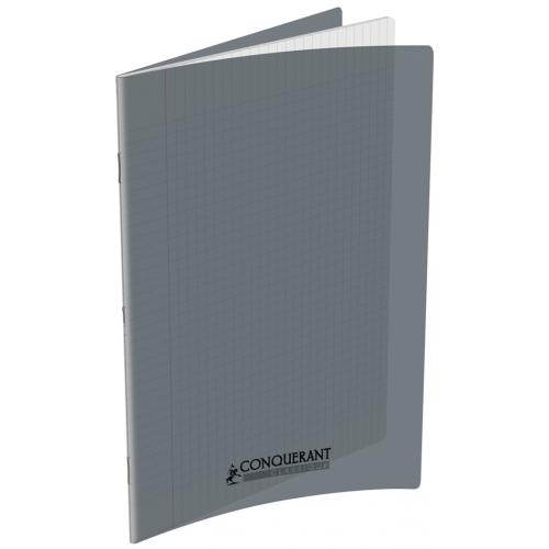 CONQUERANT CLASSIQUE Cahier 240 x 320 mm, séyès, gris