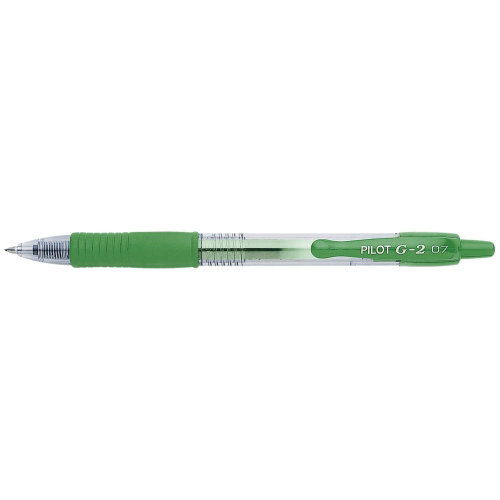 PILOT Gelschreiber G2 07, Strich-/Gehäusefarbe: grün