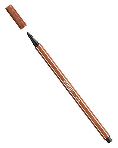 STABILO Fasermaler Pen 68, Strichstärke: 1,0 m, rötel
