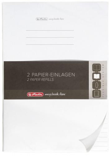 herlitz Papier-Ersatzeinlagen für Notizheft my.book flex, A4