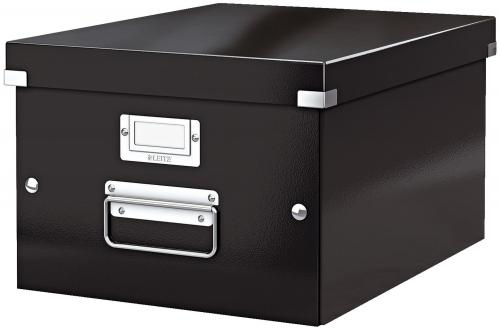 LEITZ Ablagebox Click & Store WOW, DIN A4, schwarz