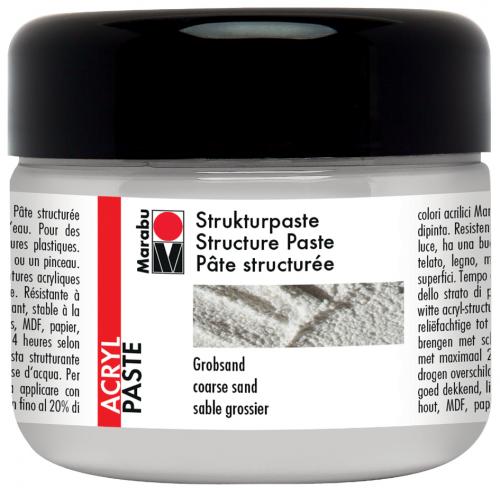 Marabu Acryl-Strukturpaste, 225 ml, grobsand
