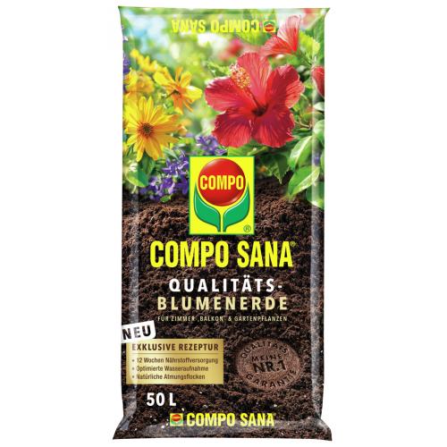 COMPO SANA Qualitäts-Blumenerde, 50 Liter