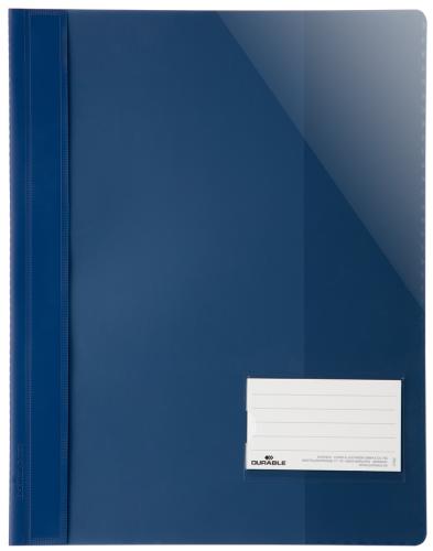 DURABLE Schnellhefter Überbreit, A4+, PVC, blau