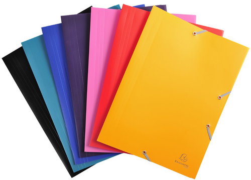 EXACOMPTA Eckspannermappe Opaque Eco, DIN A4, PP, rot