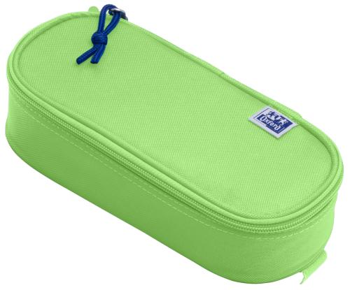 Oxford Schlamper-Etui, Polyester, oval, hellgrün