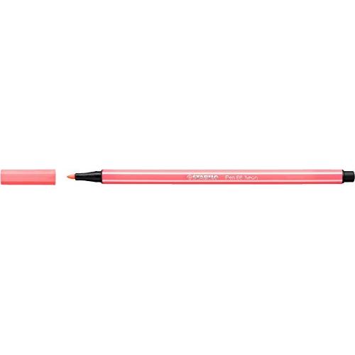 STABILO Fasermaler Pen 68, Strichstärke: 1,0 mm, neonrot